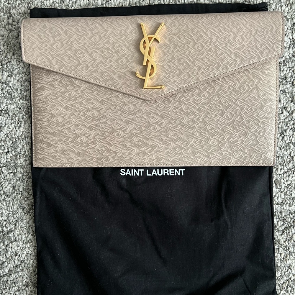 AUTHENTIC YSL Uptown pouch